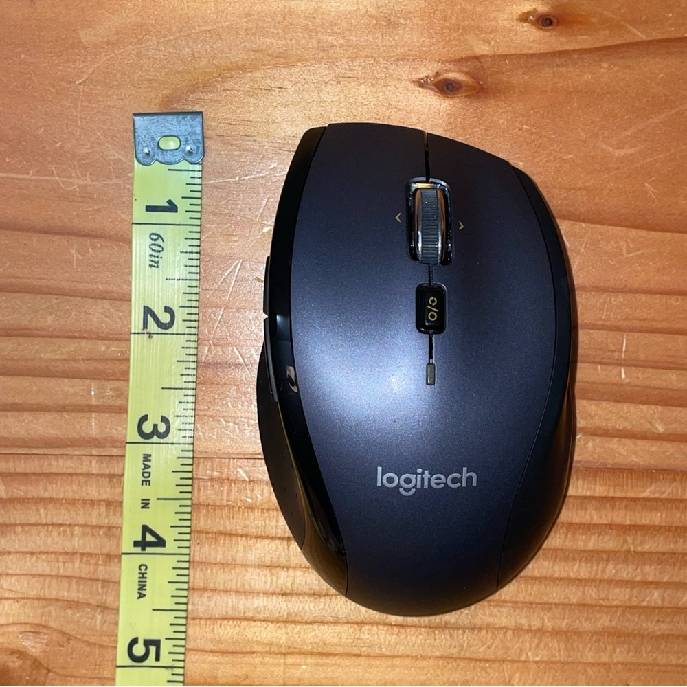 LOGITECH M705 WIRELESS 5 BUTTON MOUSE Optical Fast Scrolling For Mac Windows - Picture 8 of 9